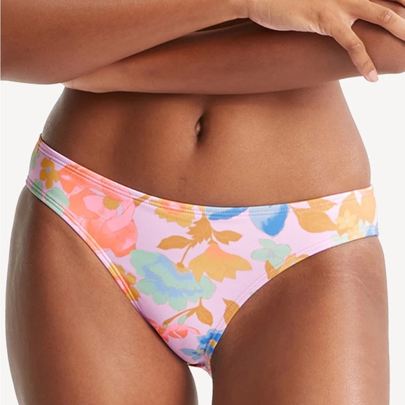 NWT Billabong Bikini Set - Size L - Floral Pink - Picture 2 of 10